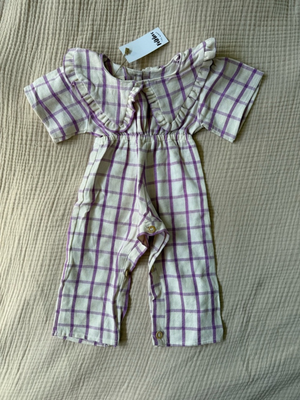Folklore Las Niñas Infant Romper with Ruffle Collar 12-18 months NWT